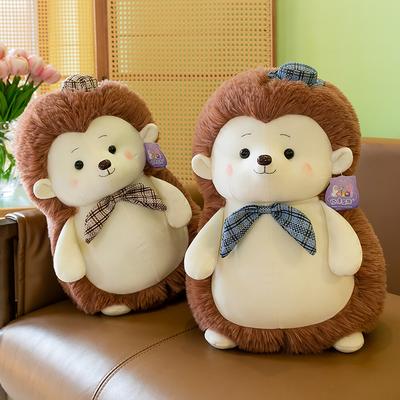 Плюшевая игрушка-кукла в виде симулированного животного, милая кукла-ежик для дневника, детская подушка для комфорта, подарок из супермаркета