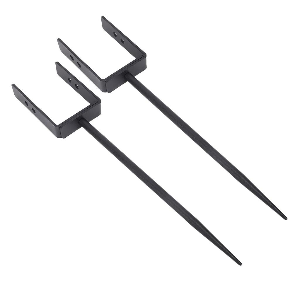 2pcs Rainwater Downspout Bracket Adjustable Iron Weather Proof Rainwater Downspout Extension Anchor for Pipe Support