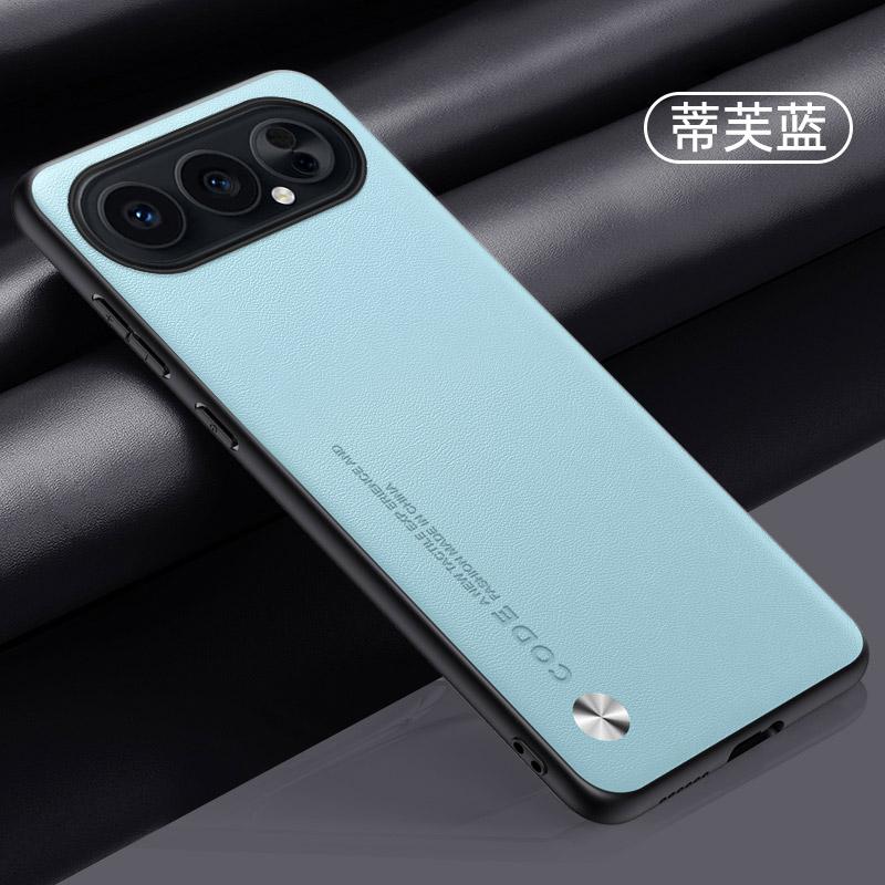 Кожаный чехол Funda для Honor 500 Pro / Honor 500 Чехол-крышка Модная текстура из волокна ПУ-кожа Защита Ударопрочная задняя крышка Capa