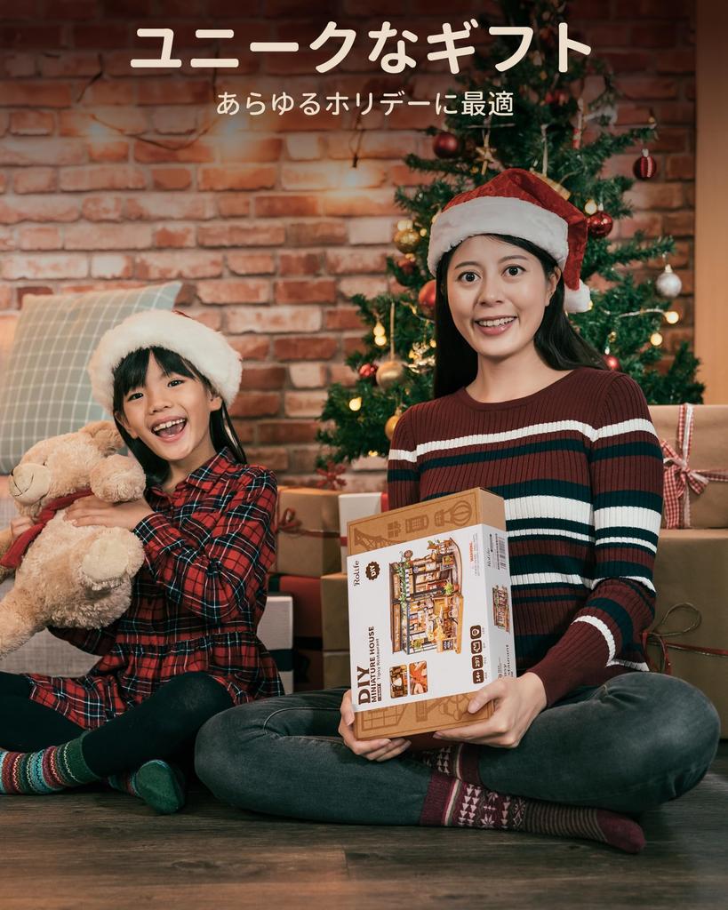 Rolife Миниатюрный домик, кукольный домик, светодиодный 3D-пазл, набор для самостоятельной сборки, кукольный домик, деревянная головоломка, иллюстрированные инструкции, вход в комплект