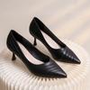 Модная обувь женская осень 2024 года новые женские туфли-лодочки удобные неглубокие офисные туфли женские сексуальные туфли с острым носком Zapatos