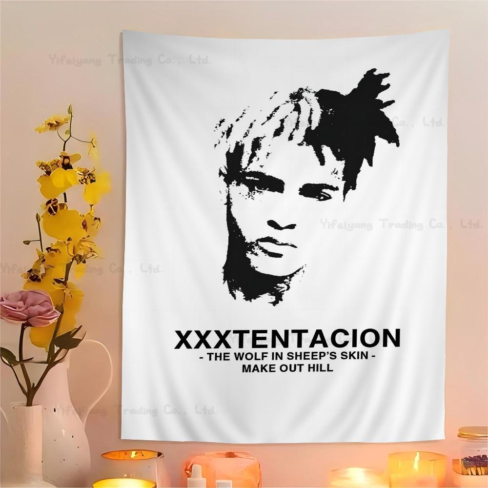Хип-хоп ZXXXTentacion Аниме Гобелен Дешевый Хиппи Настенный Ковер Бохо Настенные Гобелены Мандала Домашний Декор