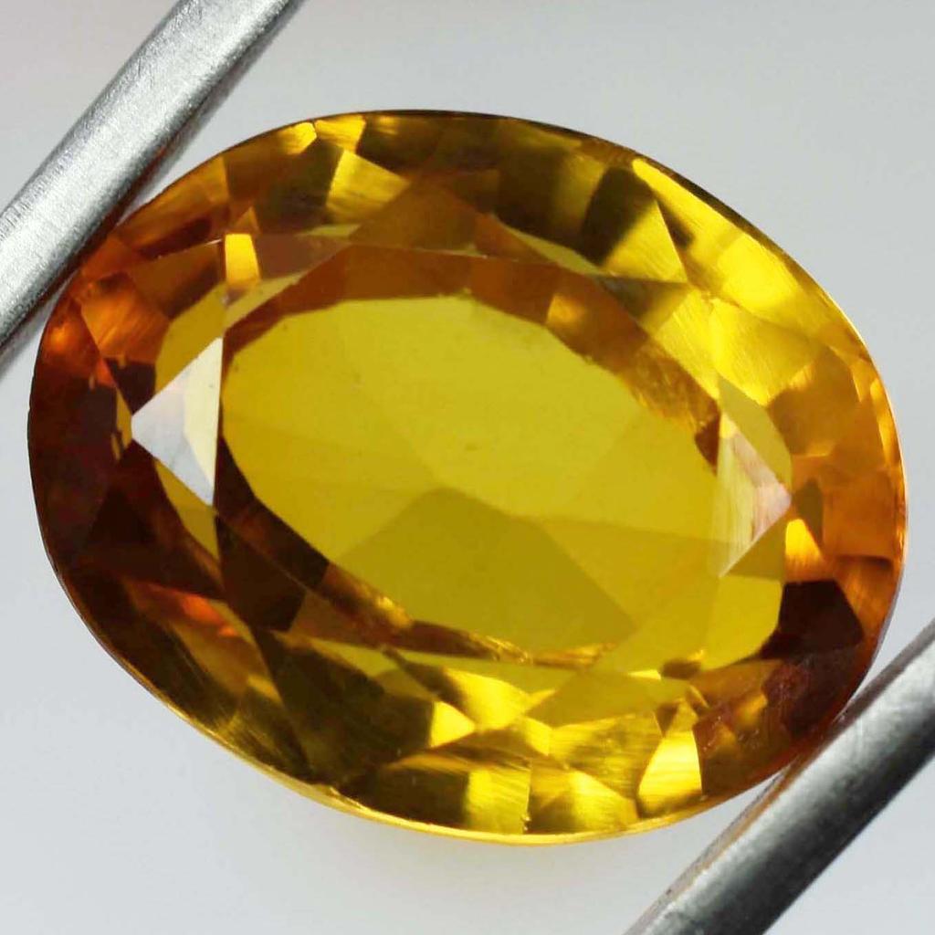 Ceylon Sapphire Yellow Oval Cut 9.35 Carat Natural Loose Gemstone