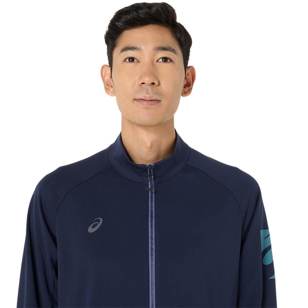 Тренировочная одежда Dry Stretch трикотажная куртка 2031E986 унисекс для взрослых 400 M [ASICS] (полночь)