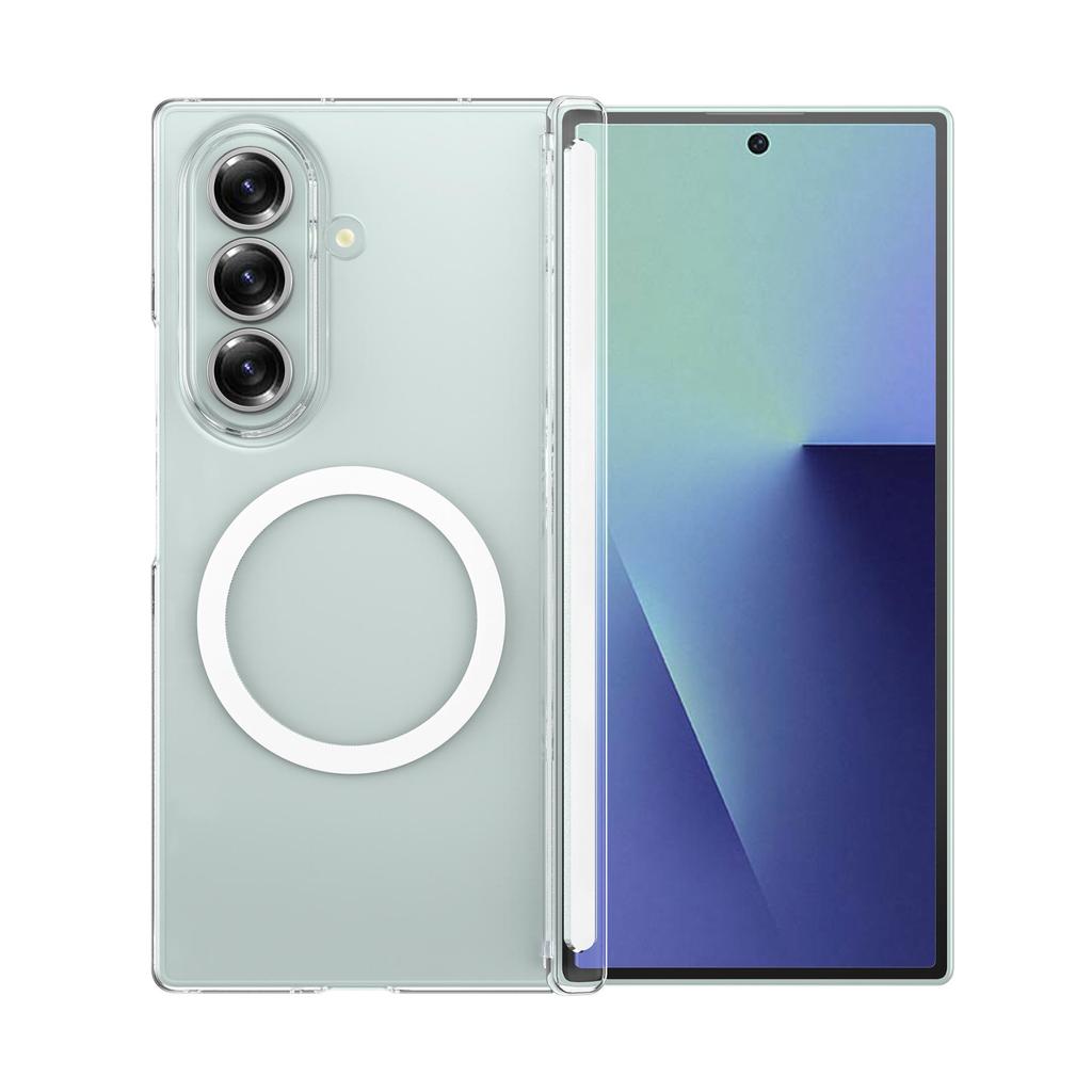 Минималистичный чехол Samsung Z Fold 7 Ультратонкий с магнитной беспроводной зарядкой