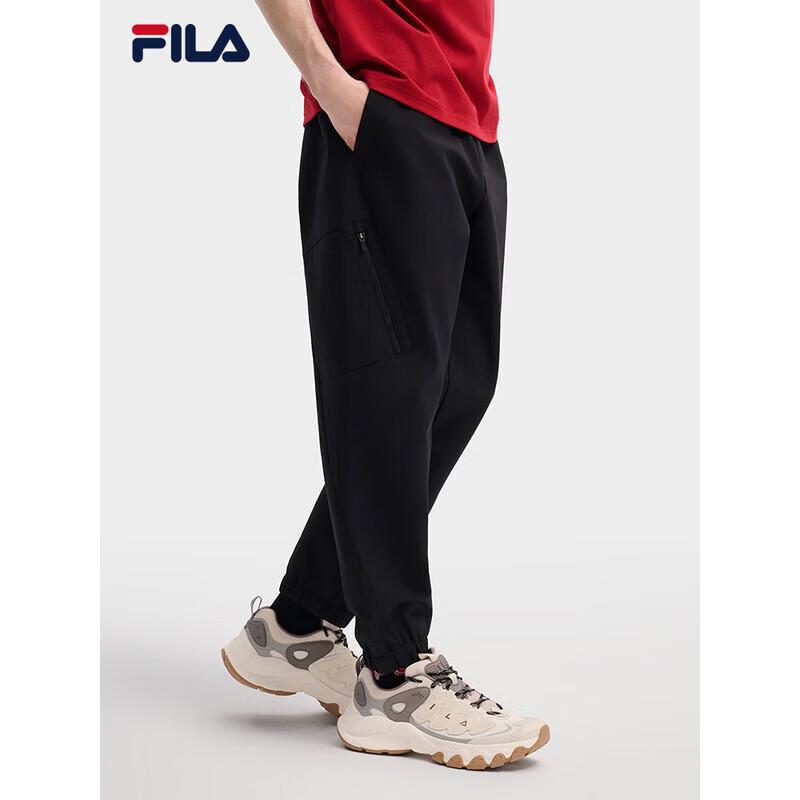 Fila Мужские новогодние тканые брюки с флисовой подкладкой и манжетами