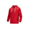 Logo Printed Athletic Training Knit Hoodie Jacket Men Tops Red 21600305-600