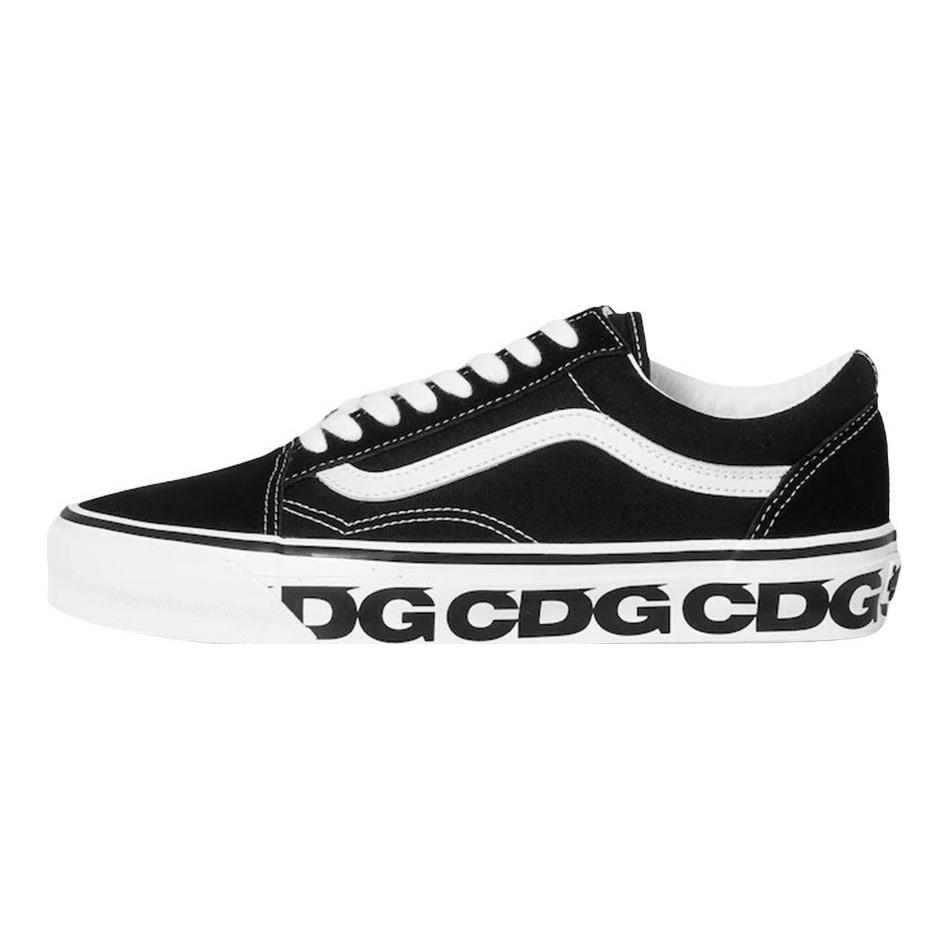 Vans CDG X Old Skool 36 Удобные низкие кеды для скейтбординга Мужские кроссовки Черно-белые VN000SHEPU7