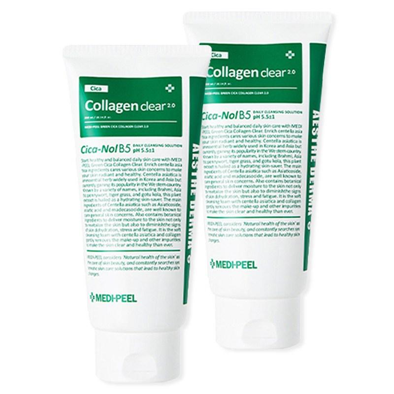 Medi Peel Green Cica Collagen Очищающий Гель-Пенка 2.0, 300 мл, 2 шт