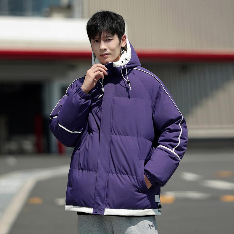 Толстые теплые зимние куртки мужские повседневные ветрозащитные куртки стеганые пальто пуховые парки с капюшоном Harajuku верхняя одежда мужская одежда
