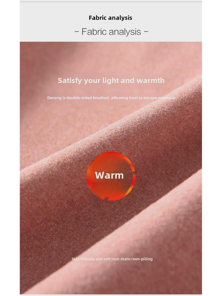 Женская немецкая бархатная терморубашка с длинным рукавом и зауженным кроем — бесшовная, с круглым вырезом, с утолщенным бархатом для осени и зимы