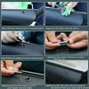 4PCS Car Door Pin Lock Knob Pull Pins Cover For Mitsubishi Ralliart ASX Galant Mirage L200 EVO Xpander Pajero HZ8