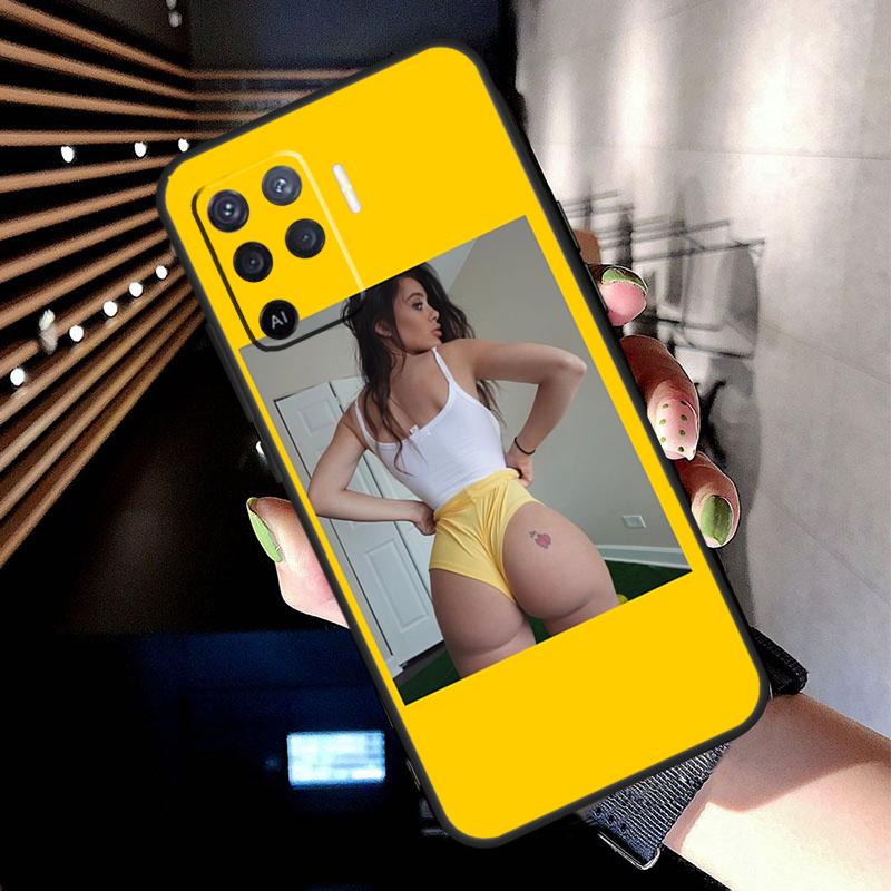 Чехол Lana Rhoades для Oppo A74 A54 A94 A80 A60 A40 A18 A38 A58 A78 A98 A96 A76 A16 A15 A17 A57 A77 A5 Pro