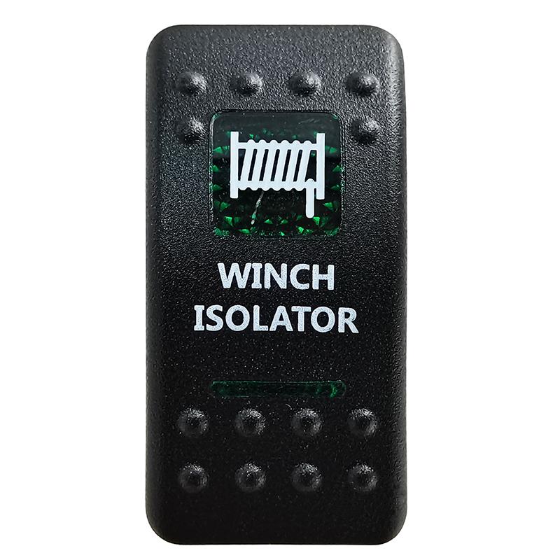 Green Led Light Bar Rocker Switch SPST 5Pins/DPDT 7Pins For Car Marine Boat IP68 NARVA Carling ARB Auto Parts Camper Replacement Switches4