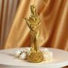 Статуэтка Богини Золотого Богатства в Европейском Стиле Древняя Греция Богиня Удачи Полистоун Домашний Офис Настольная Полка Книжная Полка Украшение