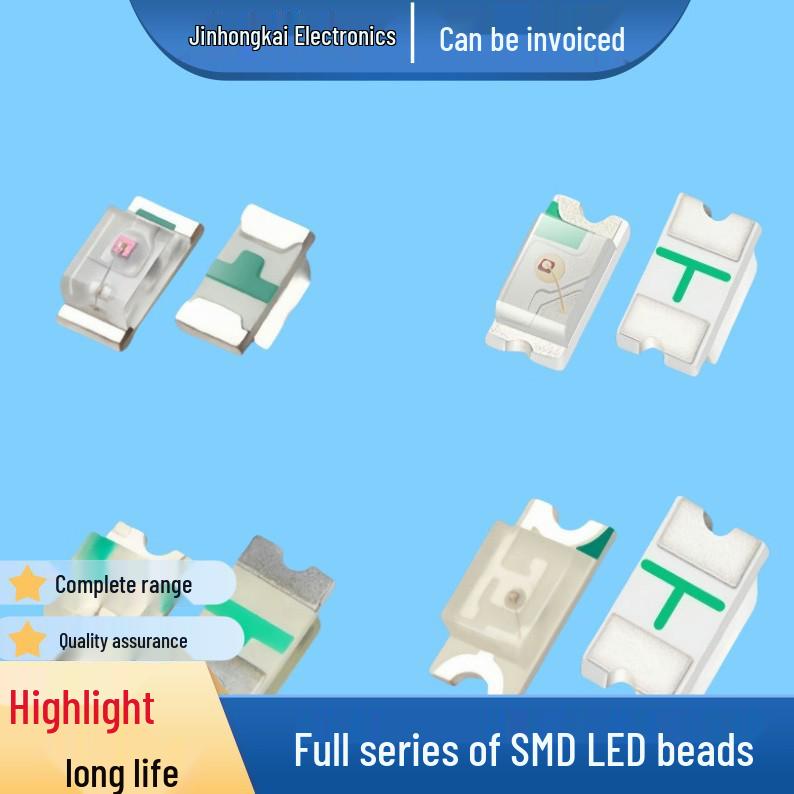 F3/F5 Direct Plug LED Beads: 3mm/5mm Round & Straw Hat, White/Red/Blue/Green, Long Lead, Light Emitting Diode