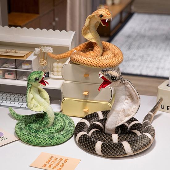 Плюшевая змея кукла игрушка реалистичная мягкая змея фигурка мягкая змея плюшевые игрушки дикие животные игрушка розыгрыш прикол подарок для детей взрослых