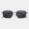 MATTEPUZ MP-31 Titanium Sunglasses BLACK DARKSILVER