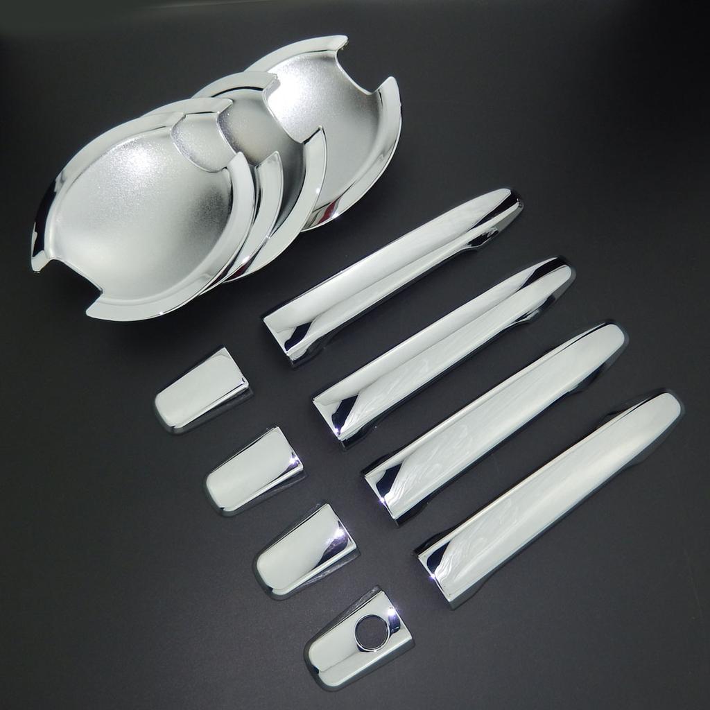 Хромированный стиль для Mitsubishi Outlander Lancer RVR ASX 2008 2016, хромированная внешняя дверная ручка, молдинг