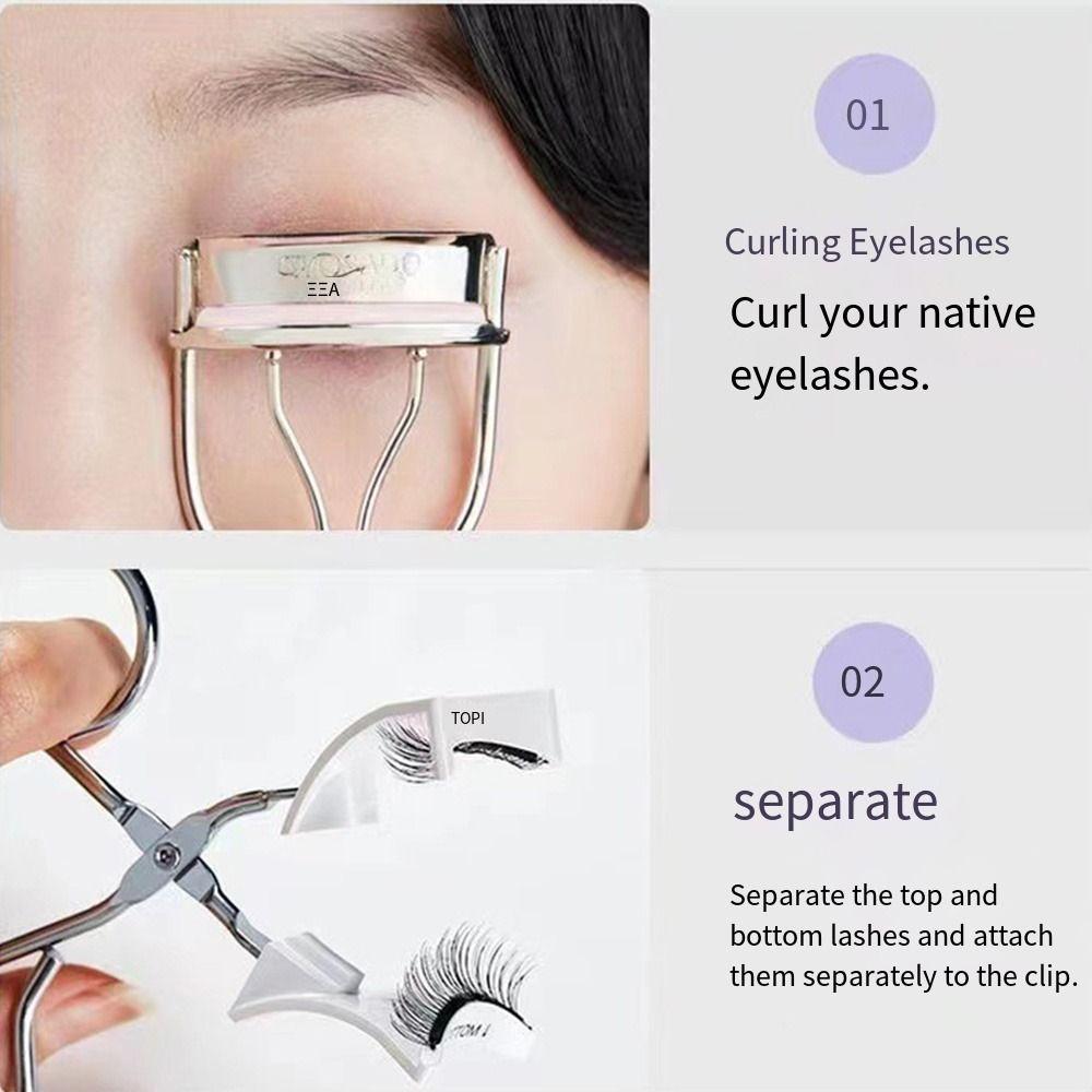 2 пары Полная полоса 4 Магнитные Ресницы Многоразовые Наращивание Ресниц Магнитные Ресницы Наружные