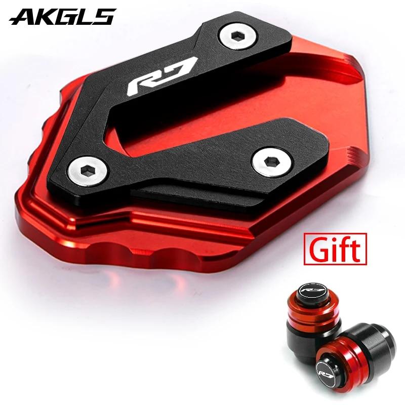 Для YAMAHA R7 YZF-R7 YZF R7 R 7 2022 2023 боковой кронштейн, удлинитель, кронштейн, пластина для увеличения и крышка воздушного клапана шины