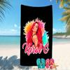 Beach Towel with Karol G Pattern - soft,absorbent,machine washable Lightweight&Modern,swimming,Travel Essentials