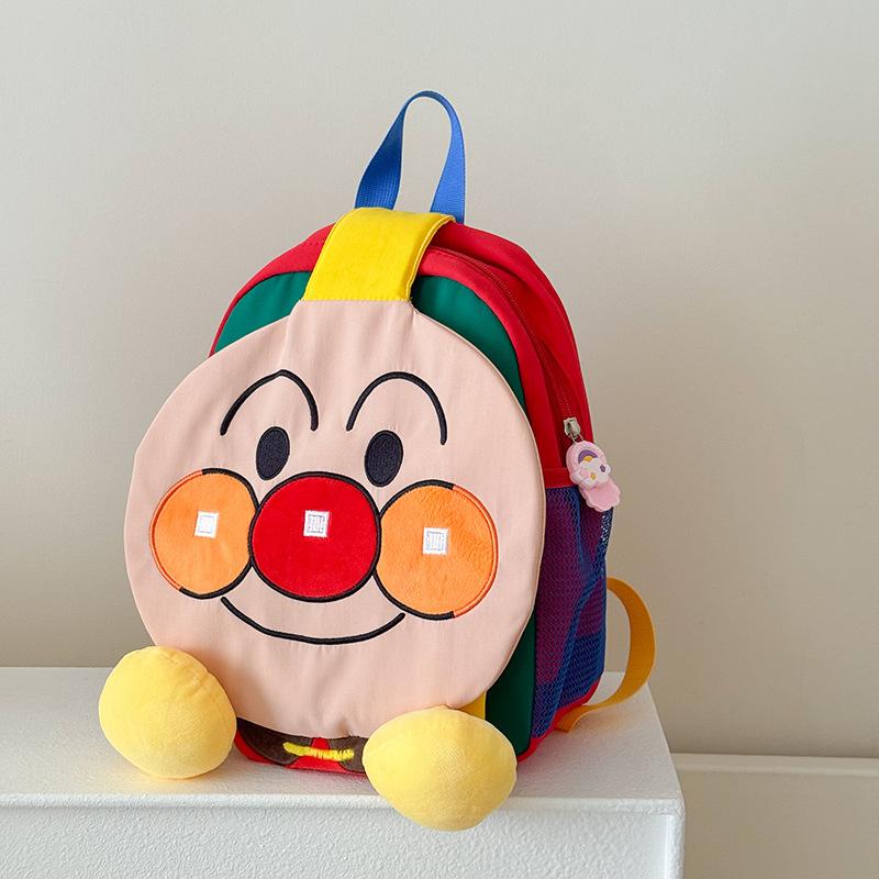 Cartoon Anime Boys And Girls Backpack Cute Clown Kindergarten Baby Schoolbag Children'S Backpack Tide