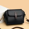 Women's Genuine Leather Crossbody Bag Shoulder Bags Luxury Solid Color Cowhide Elegant Feminine Messenger Bag