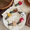 Cartoon Leather Rabbit Panda BB Clip Baby Girl Hairpin Cute Bangs Side Clip Hair Clip Kids Headwear Children's Hair Accessories