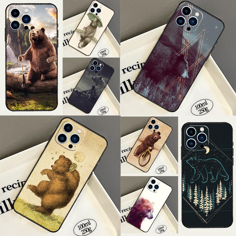 Cute Cartoon Bear Case For OnePlus 15 15R 13R 13 13T 12 12R 11 10 Pro 10T 8T Nord 5 CE 3 2 4 Lite N20 N30 Cover