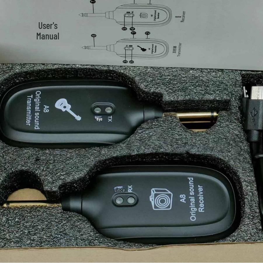 A8 Радио Беспроводной Набор Передатчика и Приемника для Акустической Гитары, Электрической Духовой Трубы, Баса.