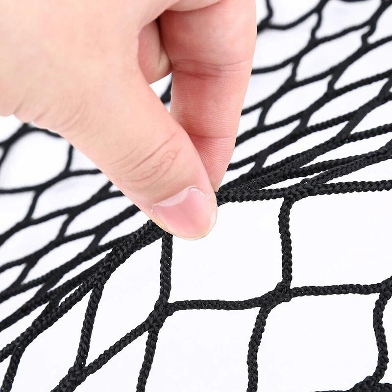 Универсальная большая автомобильная грузовая сетка из нейлона, эластичная сетка для хранения багажа, пикапа, аккуратной сетки для фургона, внедорожника, грузовика, сетчатого кармана