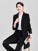 Unisex Managerial Mid-Length Woolen Overcoat - Formal Wool Workwear