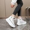 New Women's Warm Sports Shoes Fashion High Top Women's Boots Platform Plush Casual Shoes Outdoor Women's Running Shoes