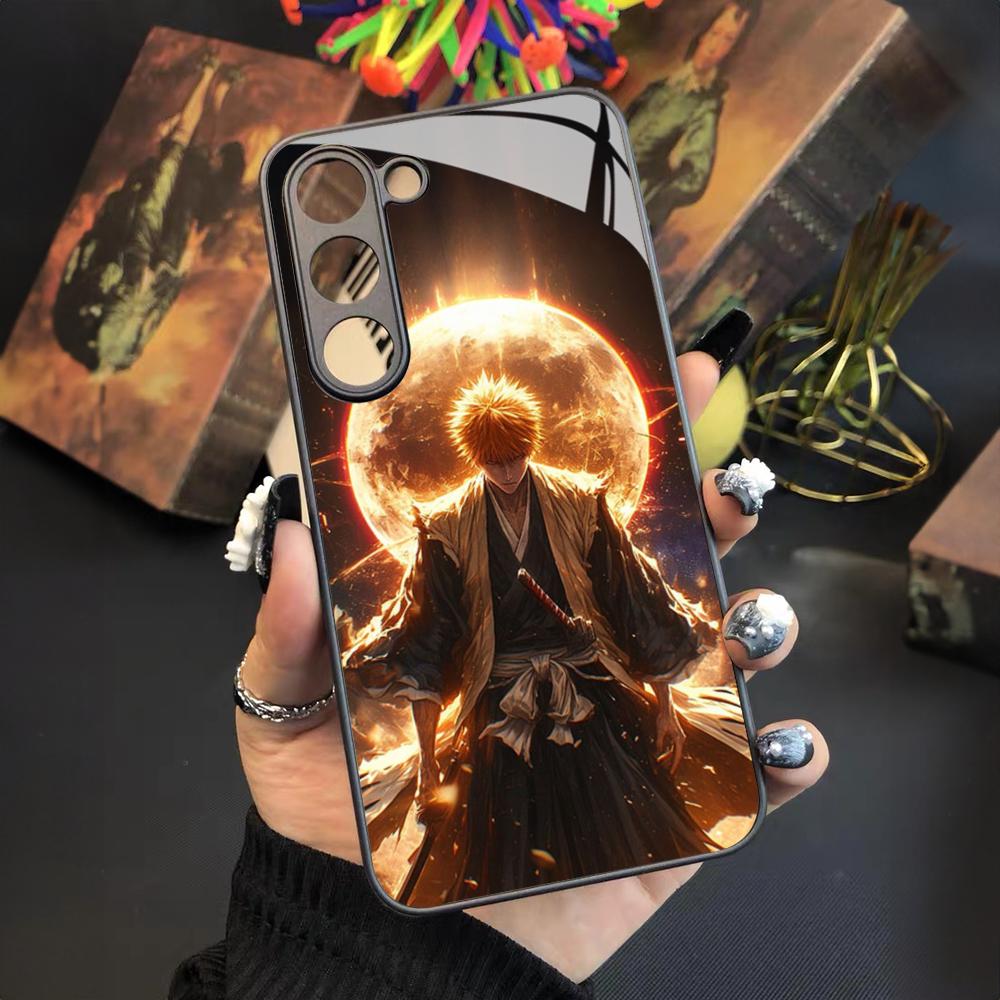 Япония B-Bleachs K-Куросаки Ичиго Чехол для телефона Для Samsung Galaxy S26 S25 S24 S23 S22 S20 S21 Ultra Plus Fe Цветной Серебристый Чехол