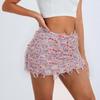 Sequin Skirt Glitter Skirt Women's Elastic Waist Glitter Skirt With Women's Sequin Skirt Glitter Skirt Elastic Waist Skirt A-line Hip Skirt