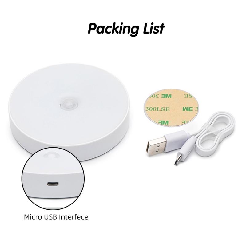 Датчик движения, беспроводной светодиодный ночник, декор спальни, детектор света, настенная декоративная лампа, светильник для лестницы, гардероба, прохода