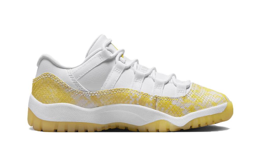 Jordan 11 Ретро Низкие Желтые Змеиная Кожа PS 580522-107