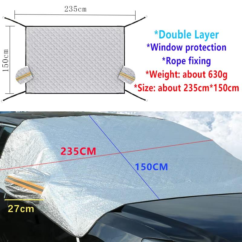 For Volkswagen Tiguan L 2024 2025 2026 MK3 Auto Snow Shield Anti-Icing Snow Winter Sunshield Front Windshield Cars Accessories