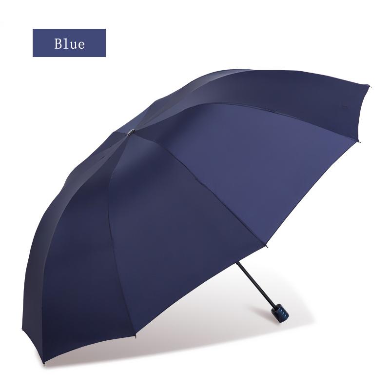 Oversized Dual-Purpose Rain Umbrella Double Three-Person Folding Sun Protection Umbrella
