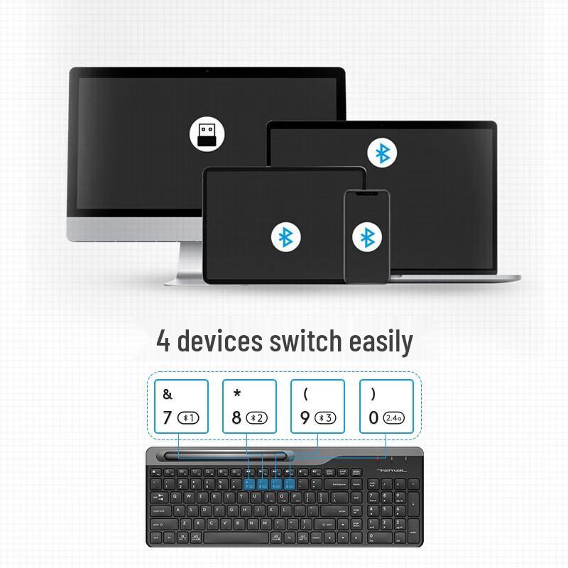 Беспроводная Bluetooth-клавиатура A4TECH FBK25