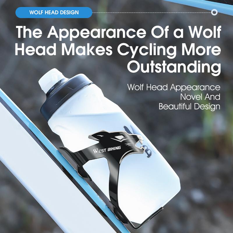 WEST BIKING Велосипедный держатель для бутылки из алюминиевого сплава, велосипедная флягодержатель, легкий аксессуар для горного и шоссейного велосипеда