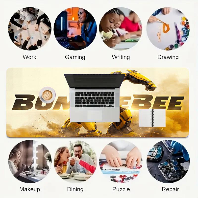 Transformers Xl Gaming Mouse Pad Nonslip Rubber Base Stitched Edge Waterproof Desk Mat For Pc Laptop Gamer Office Computer Accessories C929884