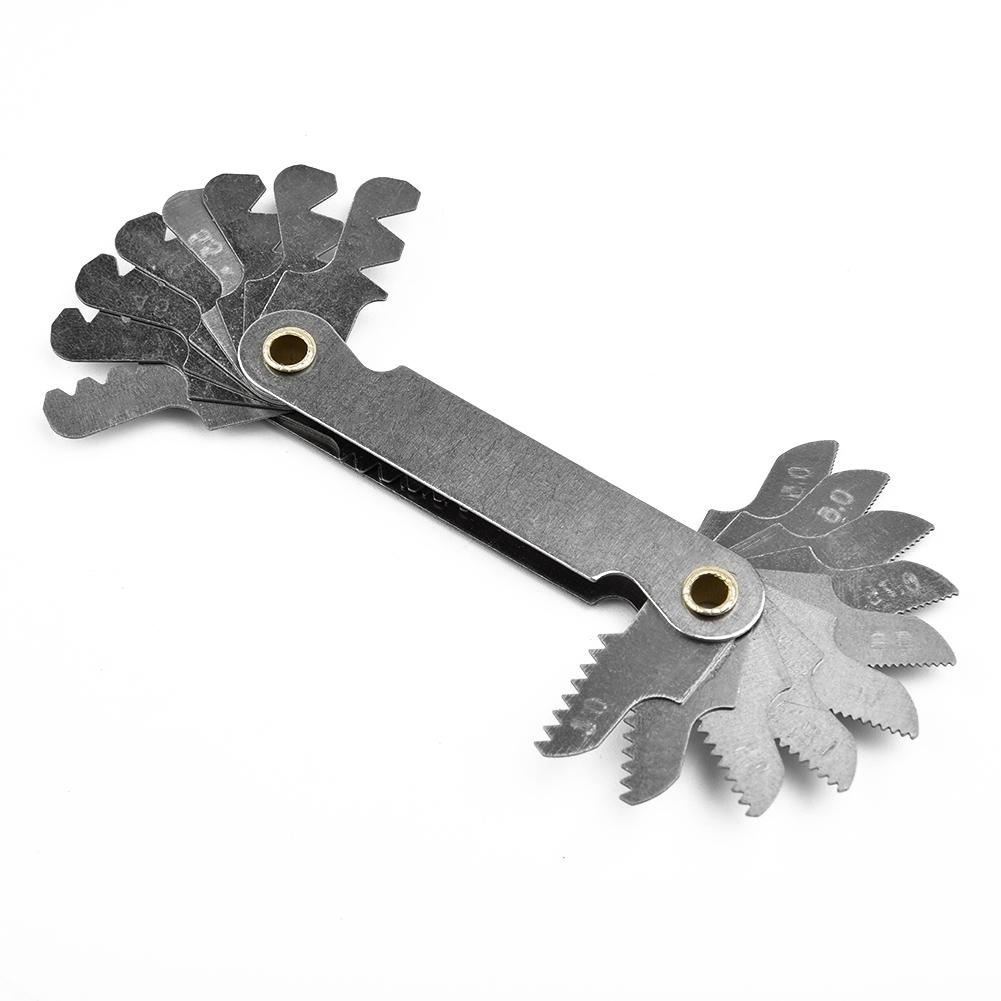 Измерительный прибор для измерения шага резьбы Набор стальных резьбовых инструментов