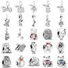 New   Coppering Duck Pig Elephant Charm Of Ley  Chain Beaded Fit Original Pandora Bracelet Diy Ladies Jewelry