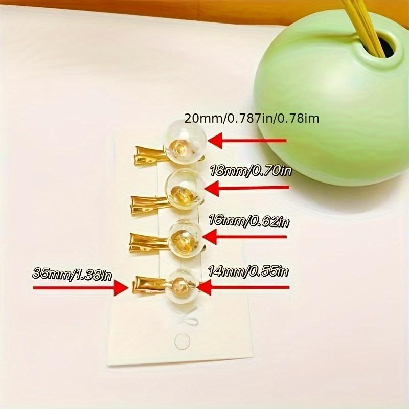 6pcs/1set Adorable Hair Accessories Set - Colorful Metal Duckbill Side Clips for Short Hair, Simple yet Stylish Hair Holders