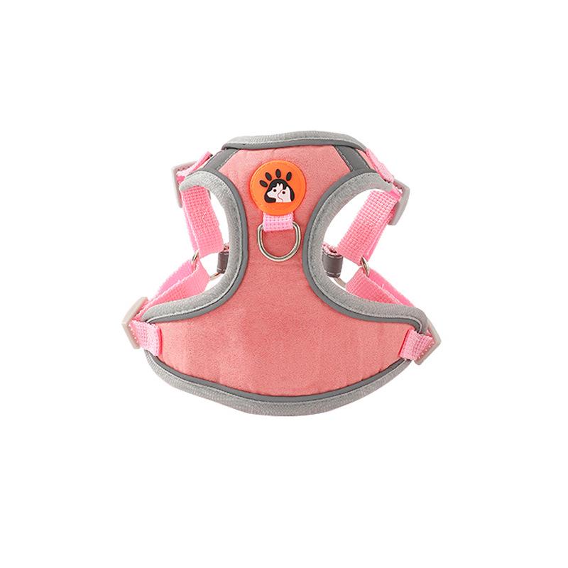 Дышащая шлейка-жилет для собак мелких пород и поводок