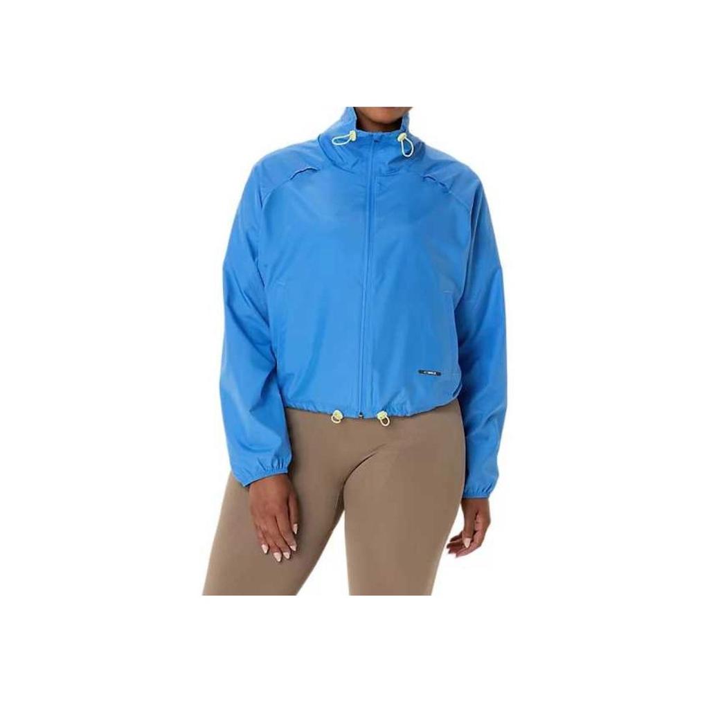 Asics Nagino Actibreeze Breathable Comfortable Minimalist Fashion Jacket Women Jacket Blue 2032D146-401