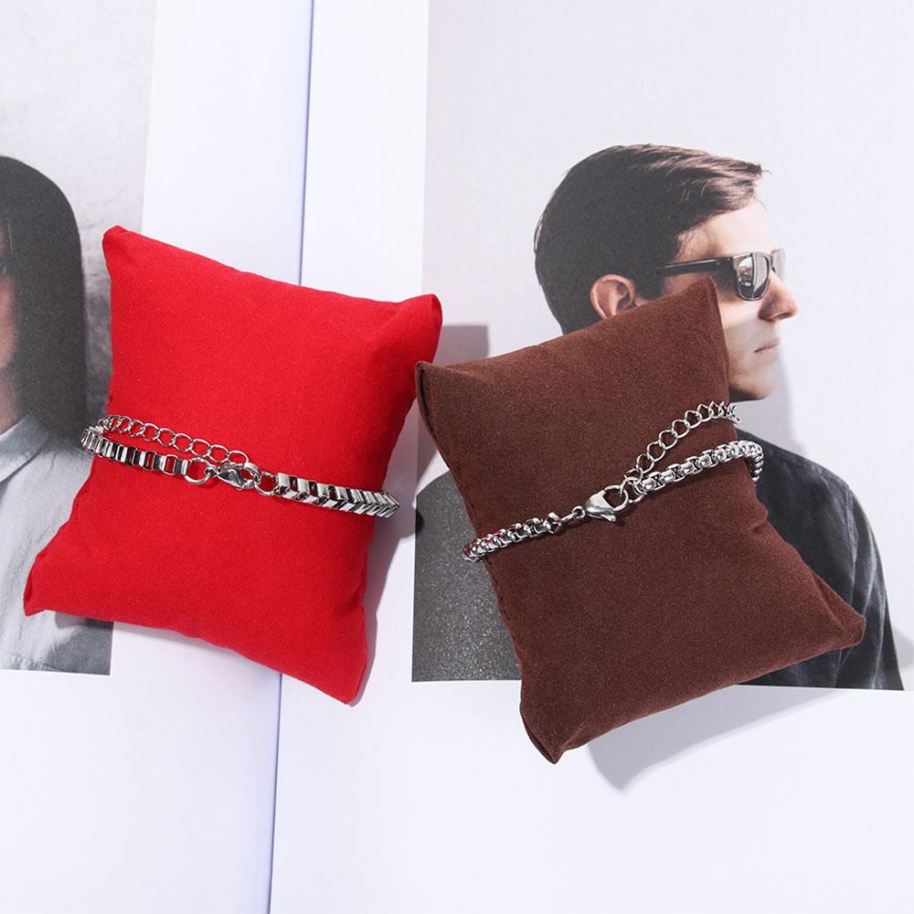 Бархатные/ПУ Прочные Подушки для Демонстрации Часов, Органайзер для Подарков для Прилавка, Подушка для Ювелирных Изделий, Подставка для Наручных Часов