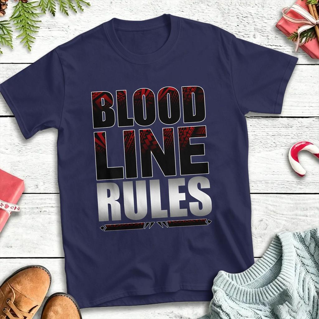 The Bloodline We The Ones Bold T-Shirt Hip Hop T-Shirts Short-Sleeve Y2K Funny Tshirt Summer Cotton Oversize Top Tees